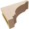 Ekena Millwork 3"W x 9"D x 6"H Classic Pescadero Rough Cedar Woodgrain TimberThane Corbel, Primed Tan CORUR03X09X06PECRCPR - alternate 4